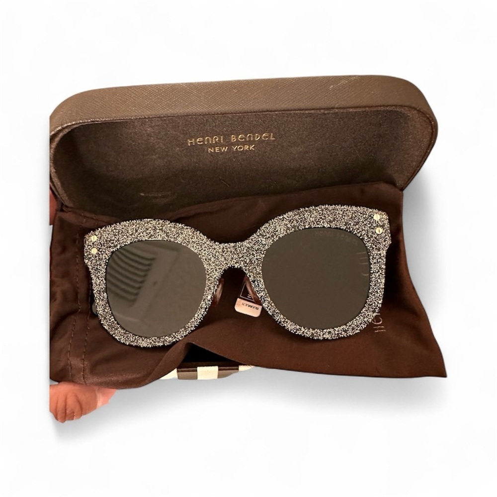 Henri Bendel Melanie Glitter Sunglasses - Picture 2 of 7